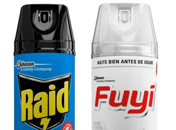 Prohíben la comercialización de insecticidas marca Raid y Fuyi