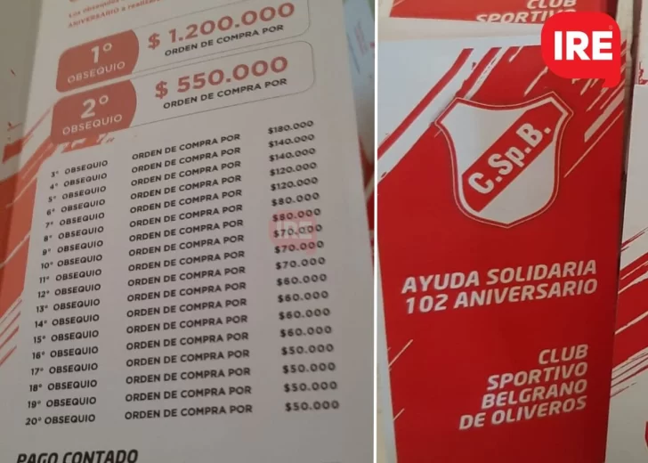 El club Sportivo Belgrano lanzó su bono con más de un millón de premio