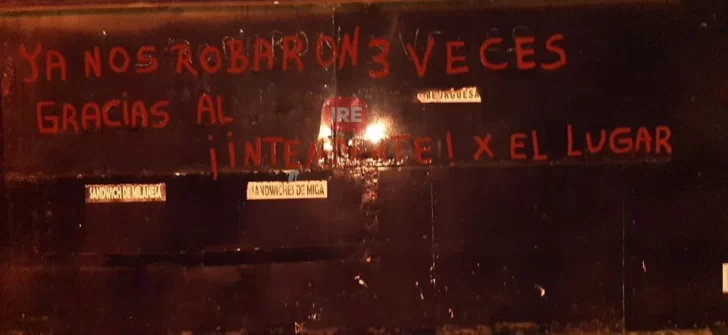 No paran ni en cuarentena: Le robaron por tercera vez a un carrito de comidas