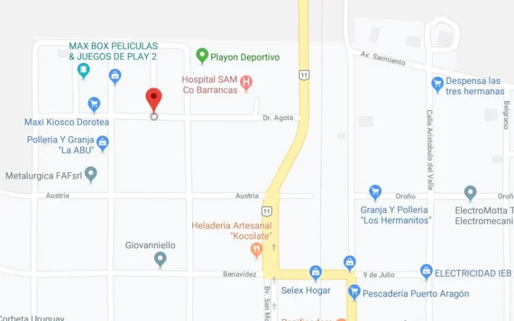 Robaron elementos de un local comercial en Barrancas