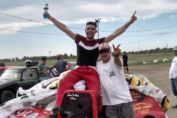 Automovilismo: Ivan Rosso volvió a laventar la copa del campeón