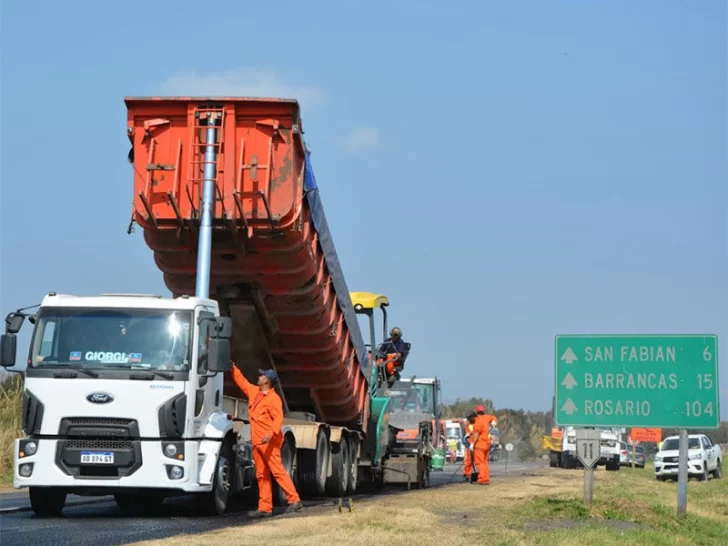 Avanza la reconstrucción de Ruta 11 entre Timbúes y Resistencia