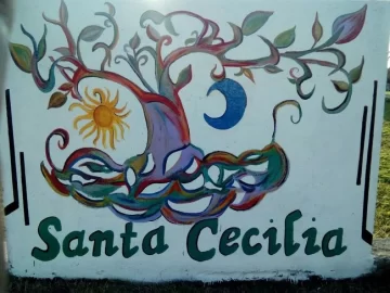 Los chicos del “Santa Cecilia” dedicaron un mural para el hogar
