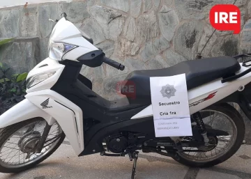 Inspeccionaron un taller en Coronda por una moto robada en Barrancas pero encontraron otra
