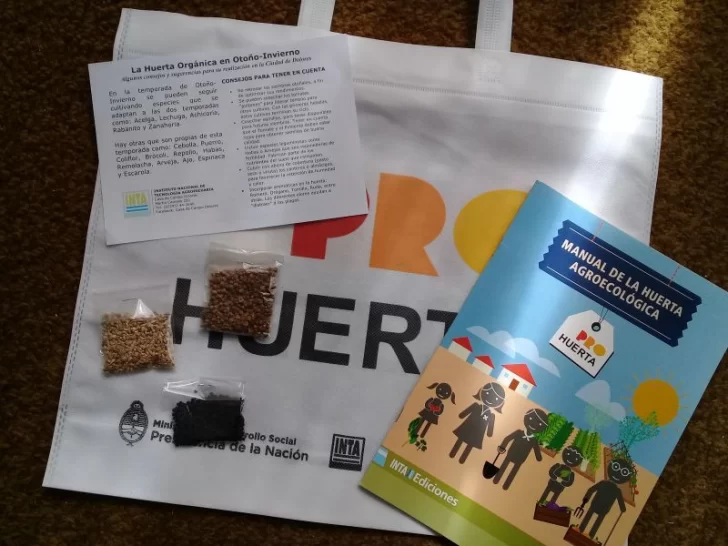 Habrá una charla educativa y entrega de semillas del Pro-Huerta en Monje