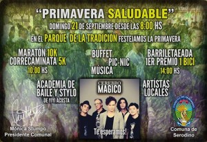 “Primavera saludable” en Serodino
