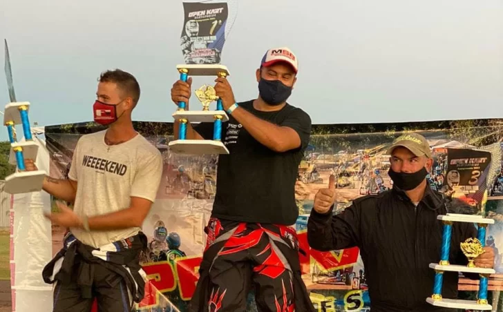 Maxi tuvo su “debut soñado” corrió por primera vez en karting y salió campeón