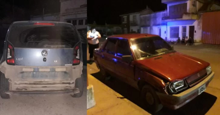 Choque en una esquina de Barrancas con dos lesionados