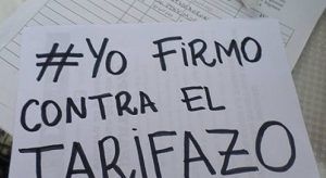 MÁS DE 600 VECINOS FIRMARON EN CONTRA DE LOS AUMENTOS DE LUZ, GAS Y AGUA