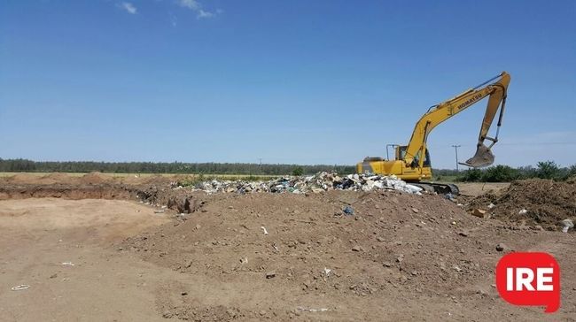 La Comuna hizo su descargo tras la acusación de enterrar basura en un lote privado