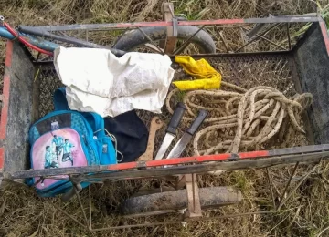 Detuvieron en la zona rural de Timbúes a tres hombres con elementos para la faena