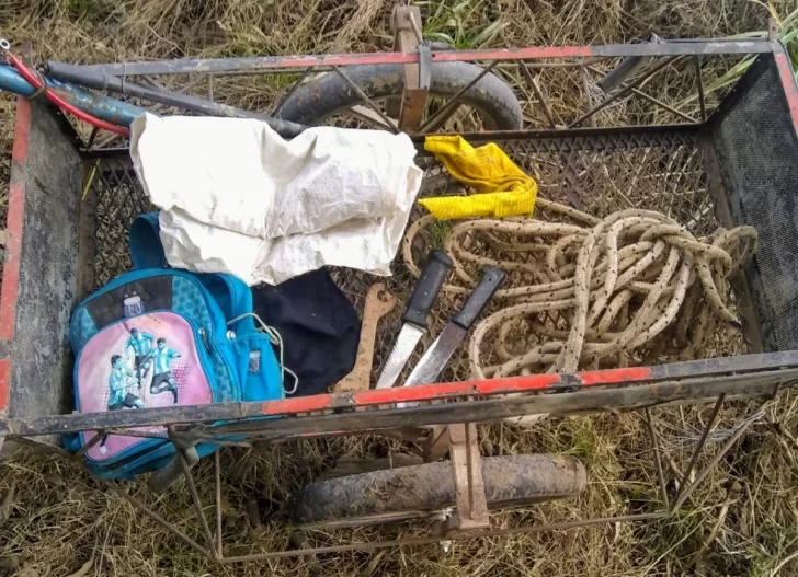 Detuvieron en la zona rural de Timbúes a tres hombres con elementos para la faena