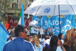 Sadop se manifiesta para que el gobierno provincial cumpla con los tiempos de pago