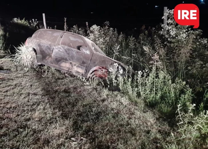 Volvía hacia Barrancas, se durmió y volcó en el camino a Puerto Aragón