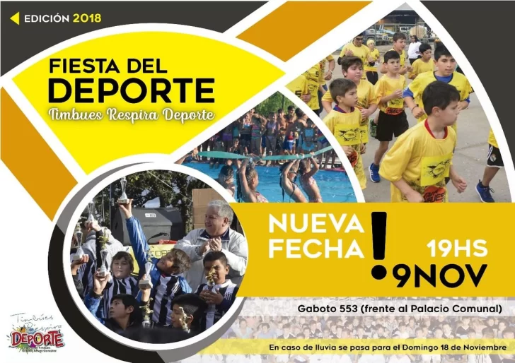 Timbues celebrará a sus dos mil deportistas en una gran fiesta