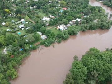 El Carcarañá amaneció en baja pero falta el agua de Córdoba