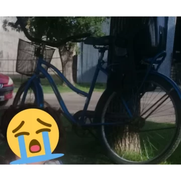 En un ratito: Mientras cerraba el negocio le robaron la bicicleta