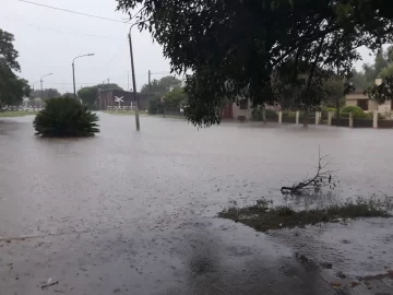 Otra vez un temporal azotó la región: Varios pueblos bajo agua