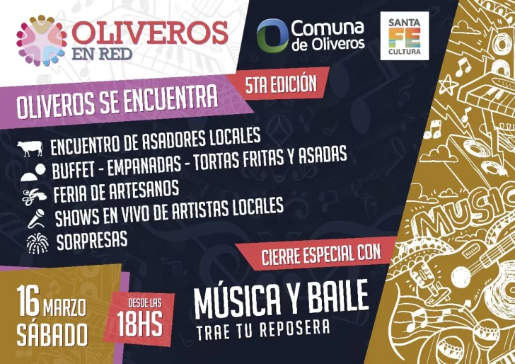 Oliveros se volverá a encontrar con una gran fiesta popular