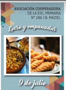 Por la Independencia: La Escuela 286 venderá locro y empanadas