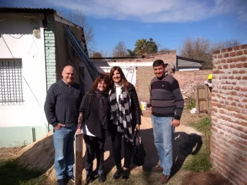 Comenzó la construcción de los sanitarios en la Escuela 980