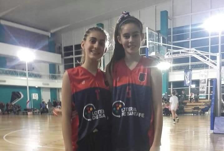 Dos albistas campeonas nacionales con la camiseta de Santa Fe