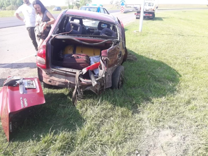 Autopista: Dos impresionantes accidentes a la altura de Barrancas