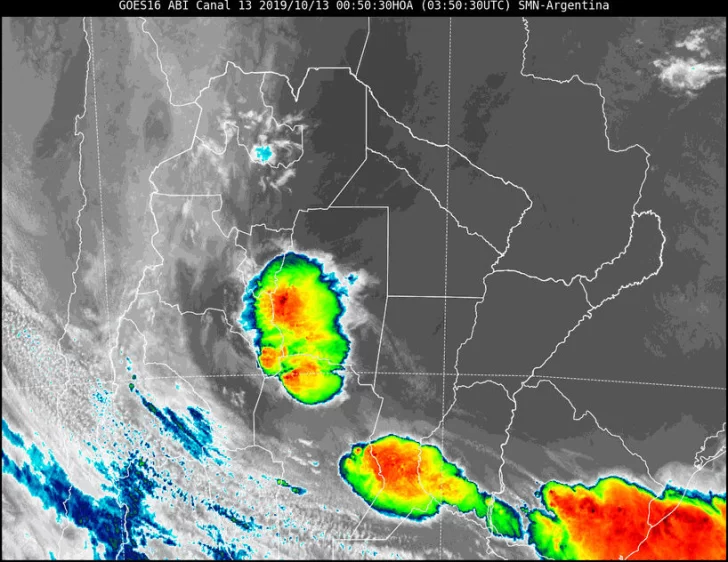 Las tormentas y el granizo fueron los protagonistas del finde