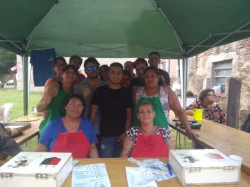 Excelente jornada solidaria para apoyar con alimentos al comedor