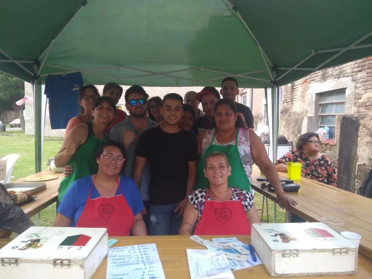 Excelente jornada solidaria para apoyar con alimentos al comedor