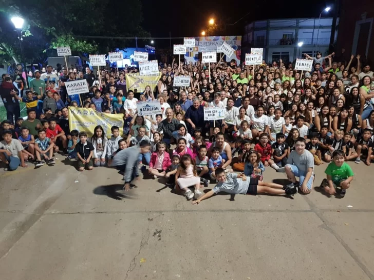 Más de 1500 deportistas fueron agasajados en la Fiesta de Timbúes