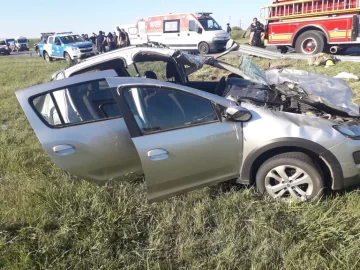 Monje: Un menor herido tras un vuelco en la autopista