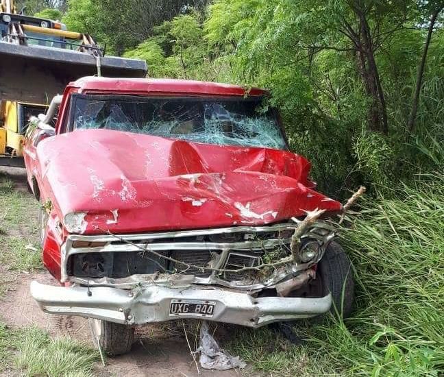 Un joven de Barrancas lesionado tras un impresionante vuelco