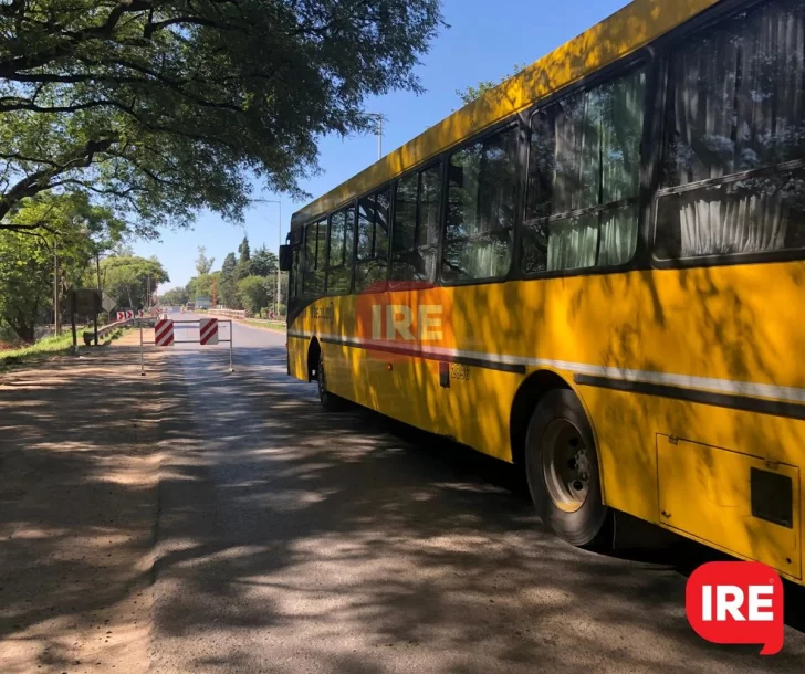 Mañana el transporte público realizará desvíos por el puente