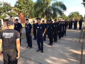 Oliveros volvió a ser sede de las capacitaciones para Bomberos