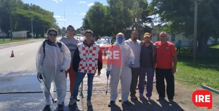 Inventaron un sistema para realizar desinfección de vehículos al paso