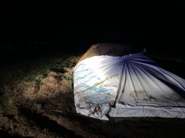 Un productor de Maciel denunció roturas en un silobolsa