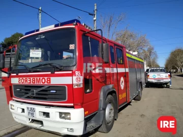 Un incendio provocó pérdidas materiales en una vivienda de Maciel