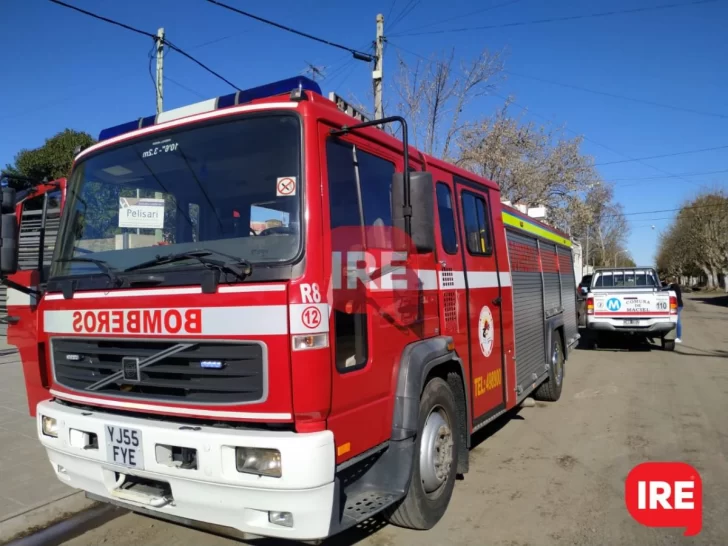 Un incendio provocó pérdidas materiales en una vivienda de Maciel