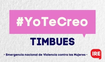 Timbues sale el lunes a gritar “Yo te creo” contra la violencia machista