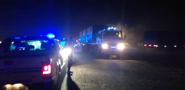 Camioneros autoconvocados cortaron por cinco horas el acceso a La Paloma