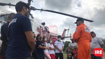 Andino sumó la cobertura del helicóptero sanitario para su jurisdicción