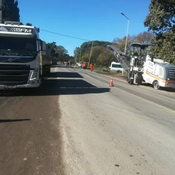 Obring realiza obras de mantenimiento sobre ruta 91 y hay desvíos