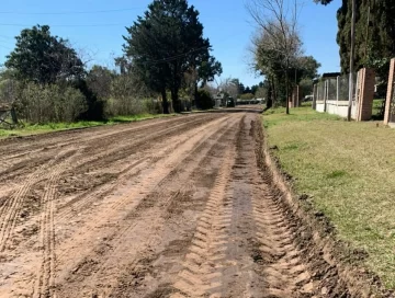 Luego del reclamo la comuna de Oliveros abrió e iluminó calle Belgrano