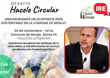 Hacelo Circular: Monje inaugura con Perotti su ecopunto 100% sustentable