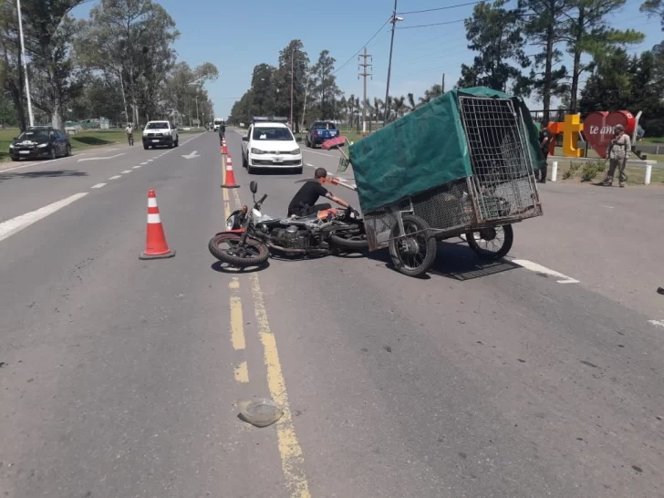 Falleció el hombre que días atrás se accidentó con su moto en Puerto San Martín