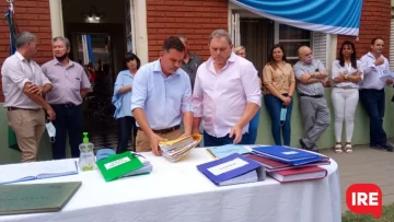 Asumió Chiminello y llamó “a la unidad y a trabajar por Oliveros”