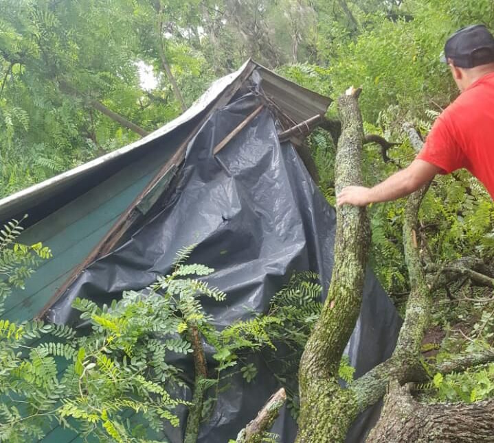 La tormenta hizo estragos en viviendas del camping: “Fue horrible”