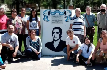 24M: Gaboto homenajeó con un mural a Potongo Camuglia