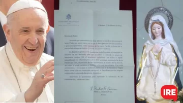 Carta especial: El papa Francisco bendijo la llegada de la Virgen de Salta a Serodino